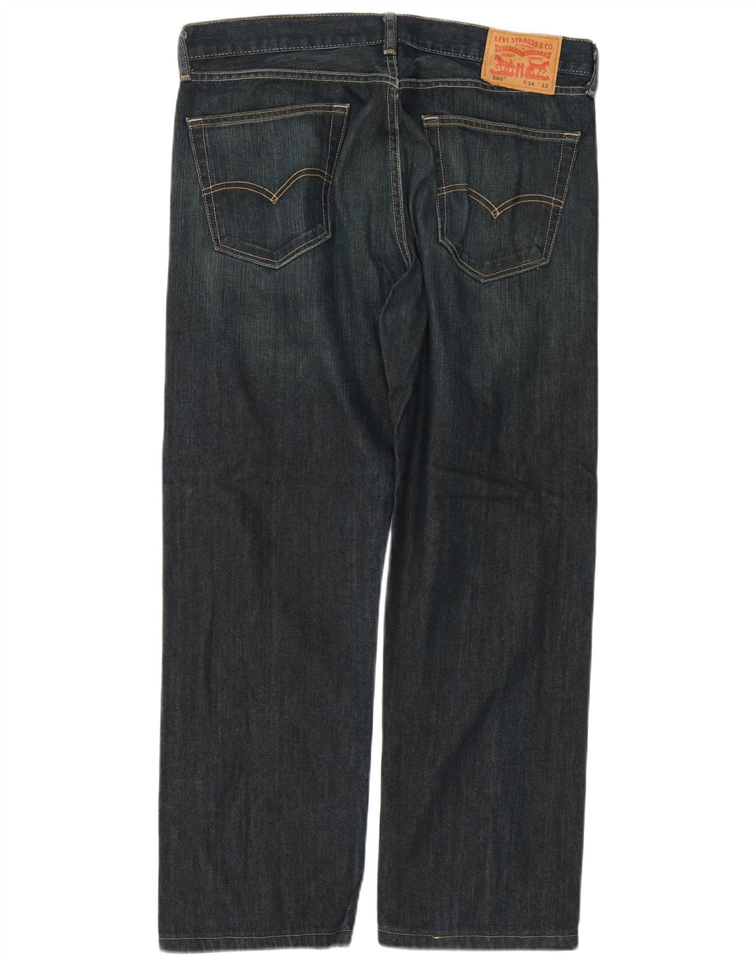 Levi's Jean 505 Straight Homme Bleu Marine W34 L28 Coton