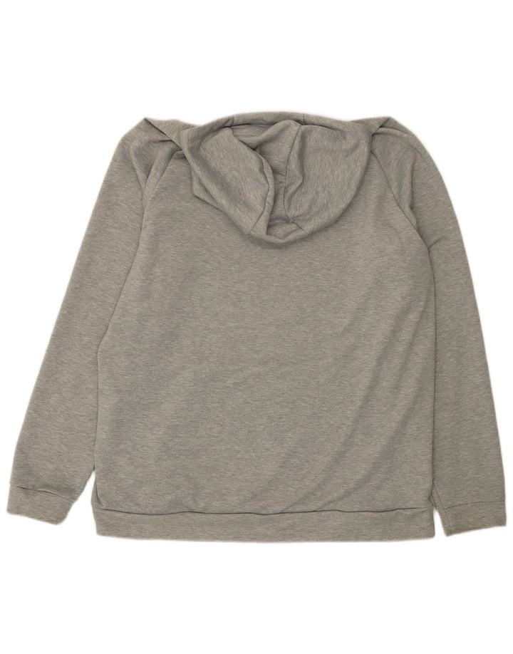 Nike Pull à capuche graphique pour homme XL Gris chiné Polyester