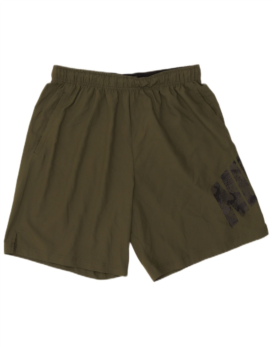 Nike Short de sport Dri Fit Graphic pour homme XL Kaki Polyester