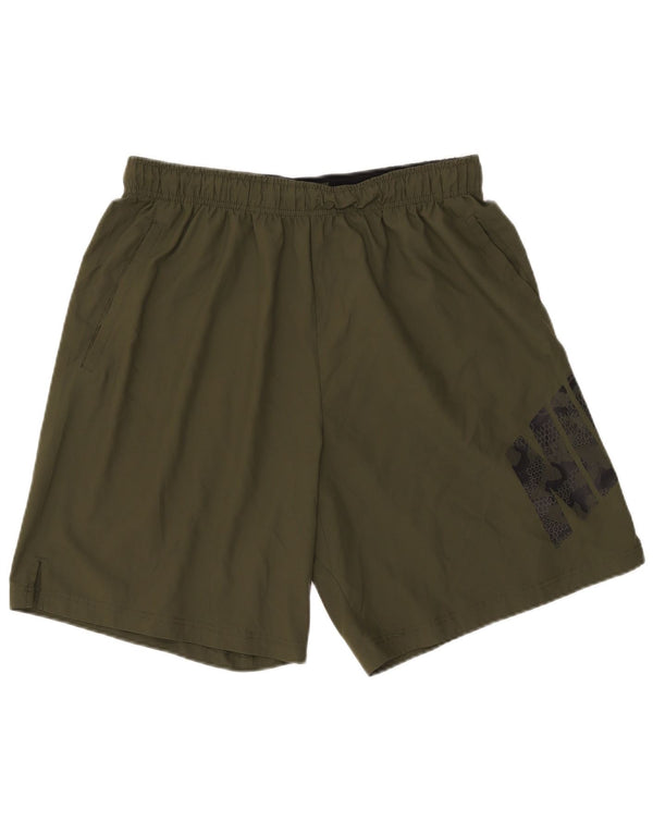 Nike Short de sport Dri Fit Graphic pour homme XL Kaki Polyester