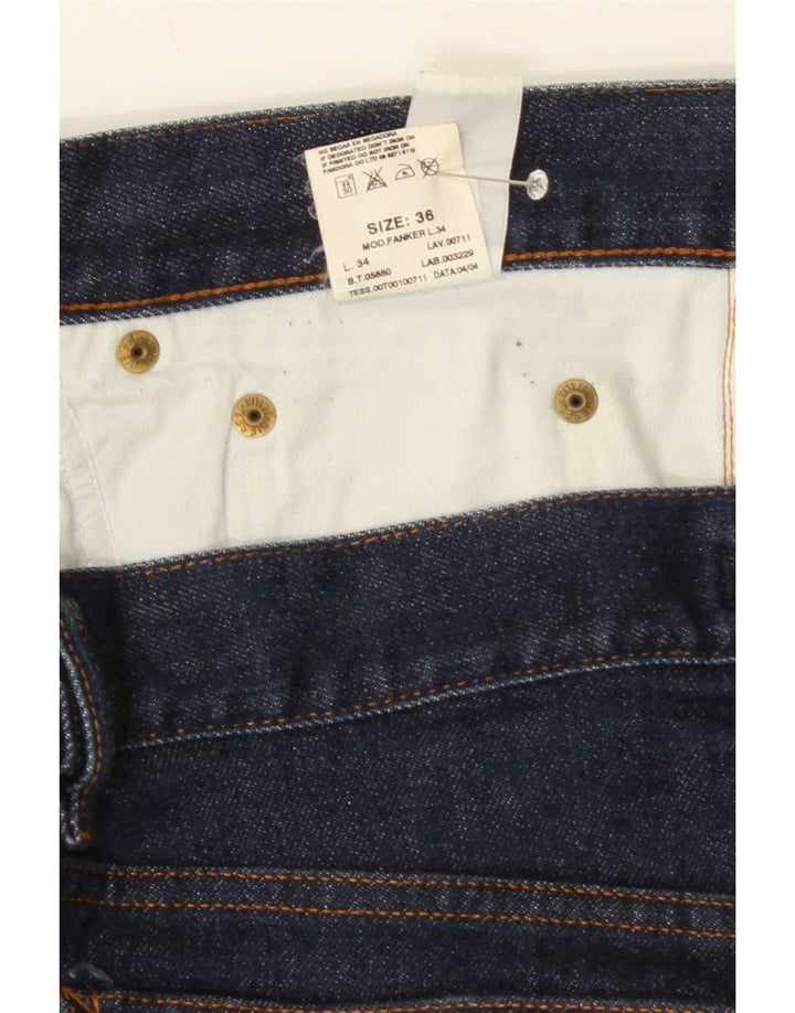 Diesel Jean droit homme W36 L30 bleu marine coton