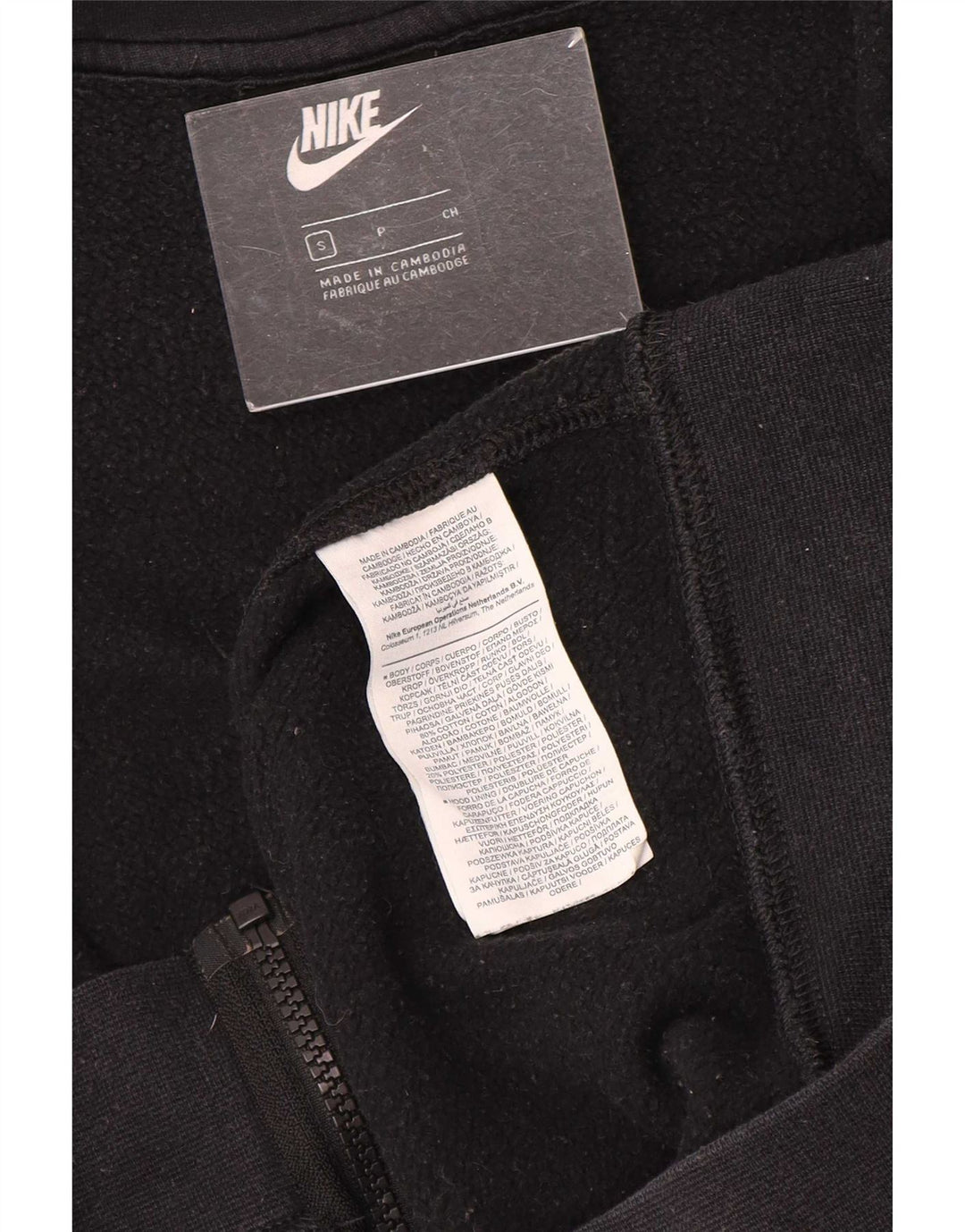 Nike Sweat à capuche zippé pour homme Taille S Noir
