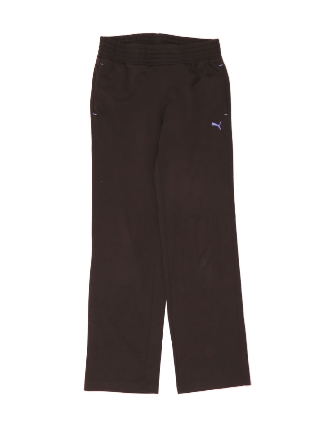 PUMA Boys Tracksuit Trousers 15-16 Years Black Polyester Vintage Puma and Second-Hand Puma from Messina Hembry 