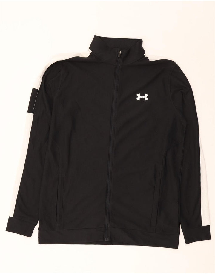 UNDER ARMOUR Veste de Survêtement Ajustée Homme Noir Moyen Colourblock
