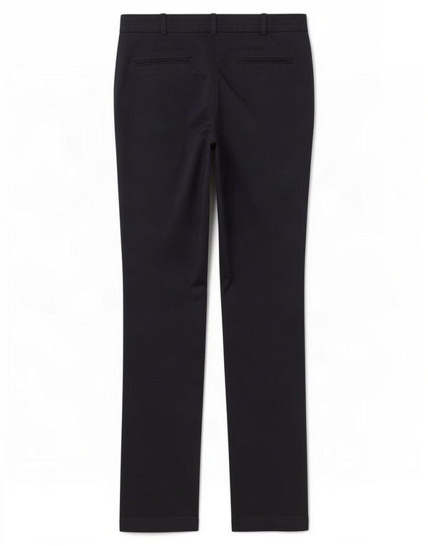Massimo Dutti Pantalon décontracté droit pour femme EU 38 Small W28 L32 Bleu marine