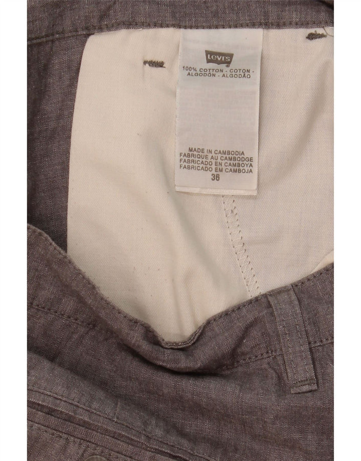 Levi's Short Chino Homme W36 Large Gris Coton