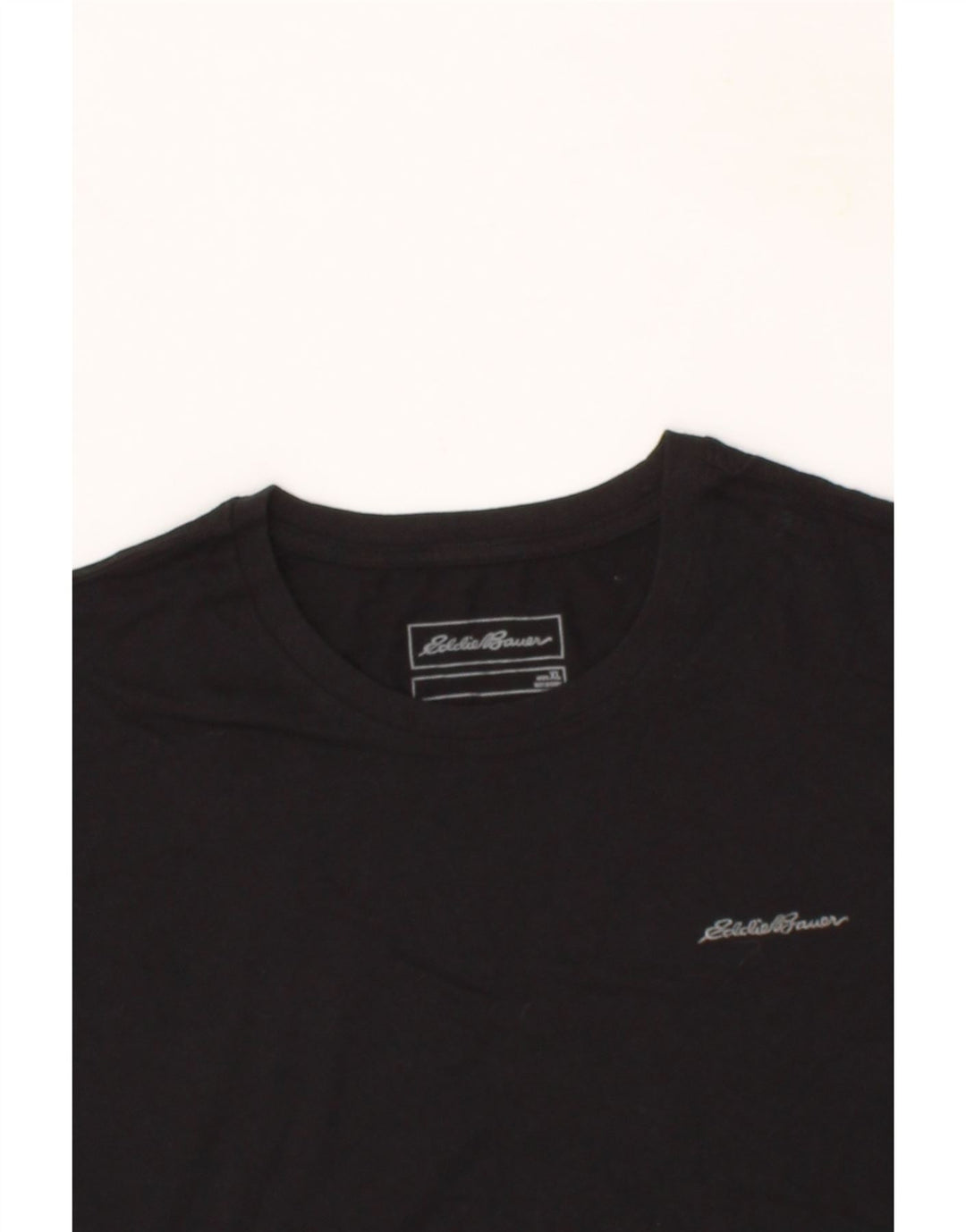 EDDIE BAUER Mens T-Shirt Top XL Black Cotton Vintage Eddie Bauer and Second-Hand Eddie Bauer from Messina Hembry 