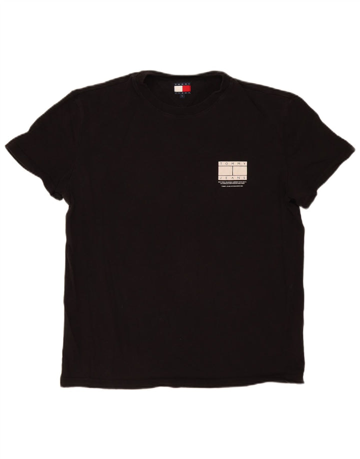 Tommy Hilfiger T-Shirt Homme Haut Large Noir