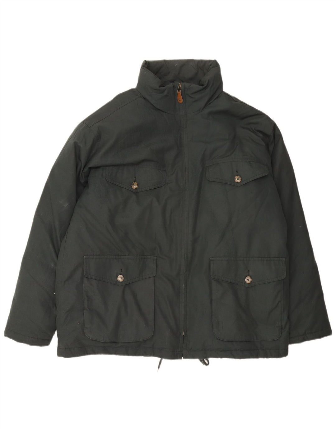 Eddie Bauer Veste matelassée pour homme UK 42 XL Vert Polyester