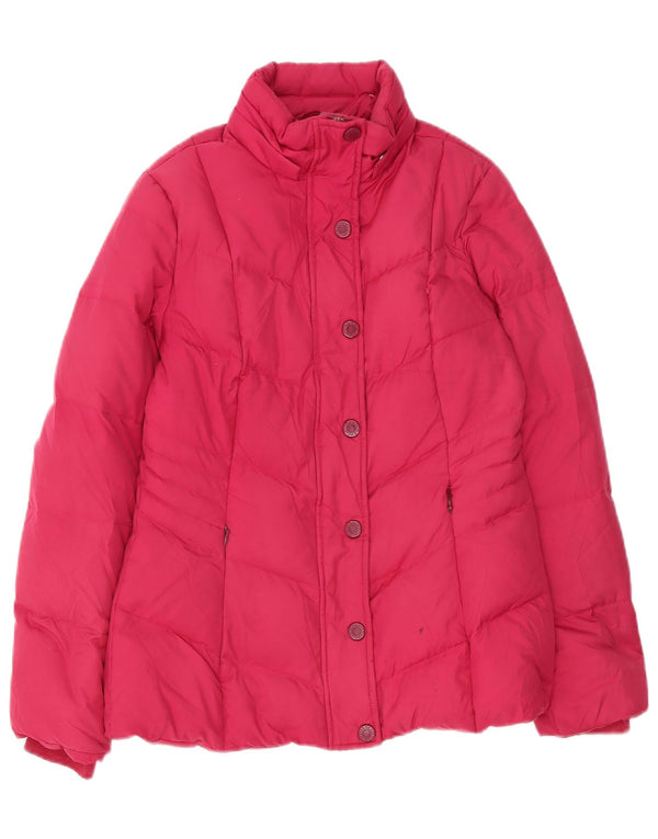 Tommy Hilfiger Veste matelassée à capuche pour femme UK 10 Small Rose Polyester