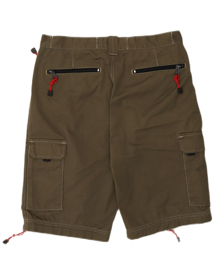 Basics Short Cargo Homme XL W38 Kaki Polyester