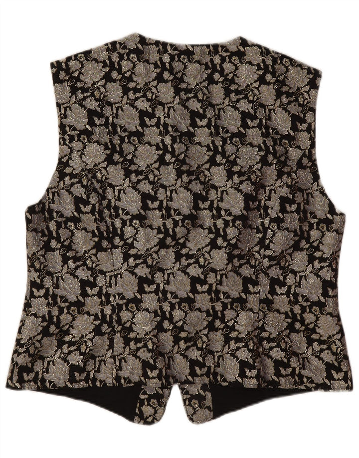 Tru Womens Crop Top EU 48 Grand Noir Floral Polyamide