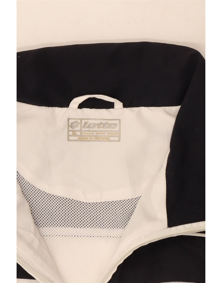 Lotto Veste de survêtement pour homme XL Blanc Colorblock Polyester