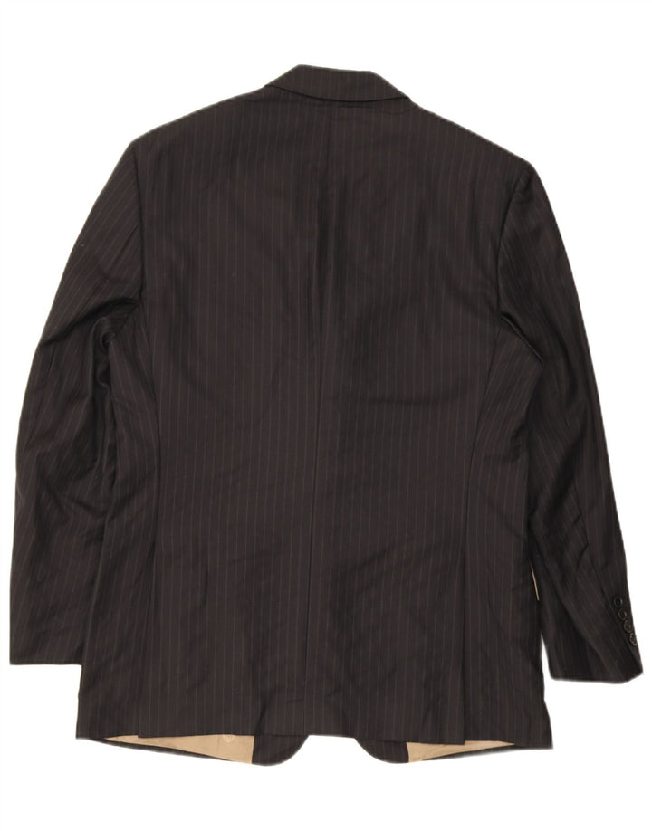 Marks & Spencer Veste blazer à 3 boutons pour homme UK 38 Medium Black Pinstripe