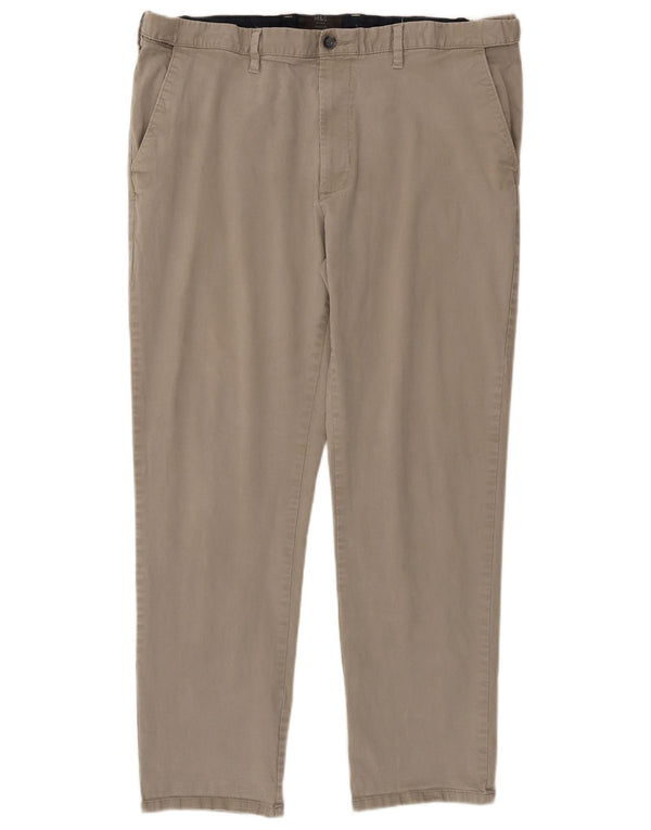 Marks & Spencer Pantalon Chino Coupe Regular Homme W40 L31 Coton Beige