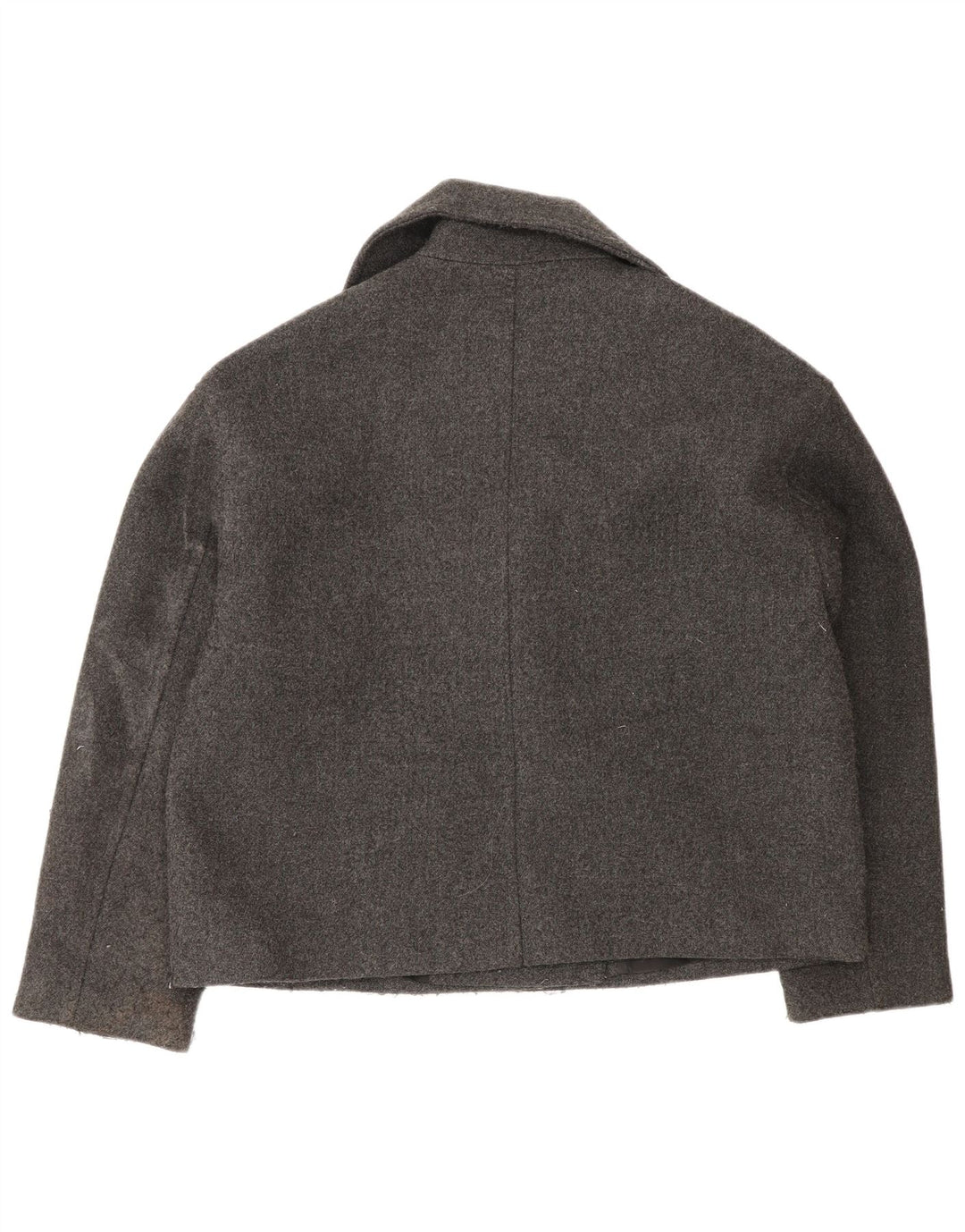 Zara Veste blazer surdimensionnée à double boutonnage pour femme UK 10 Petit Gris
