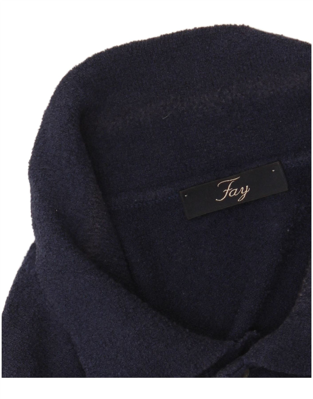 Fay Polo Homme IT 48 Bleu Marine Moyen Colourblock