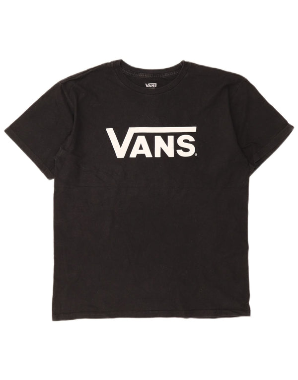 Vans T-shirt graphique pour homme en coton noir moyen