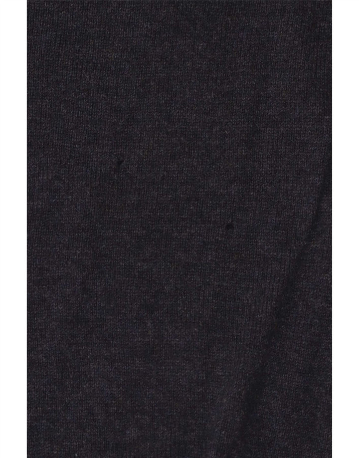 Marks & Spencer Pull col zippé pour homme Bleu marine moucheté
