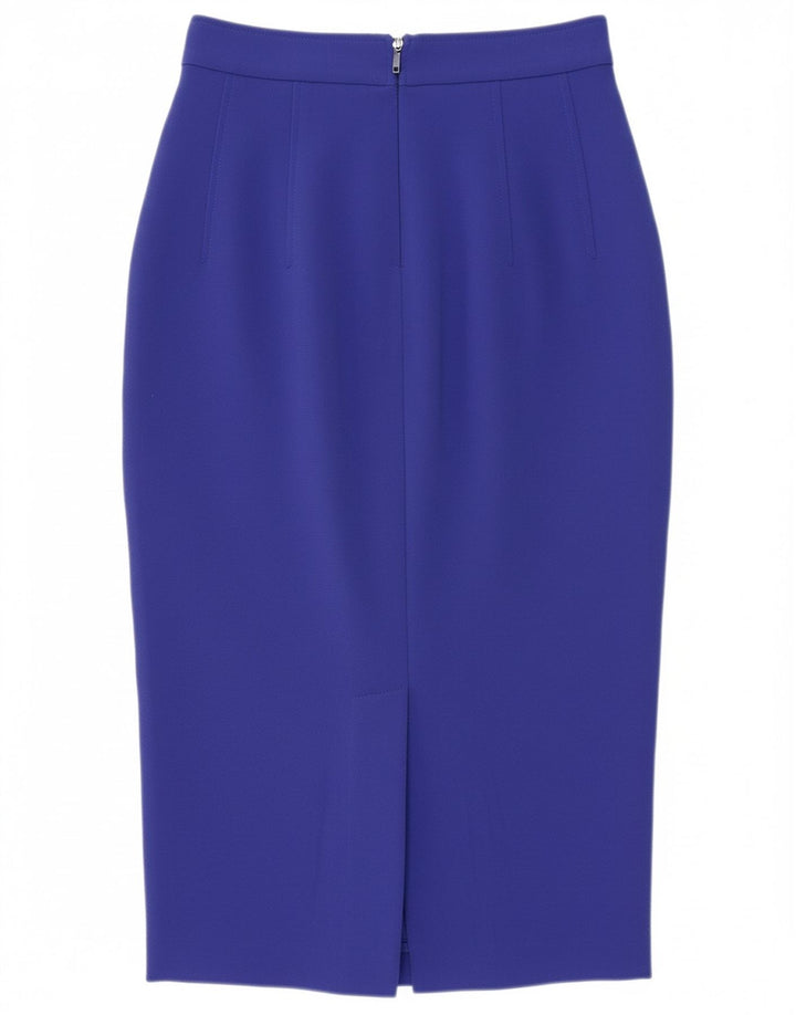L.K. BENNETT Womens Pencil Skirt UK 8 Small W28  Blue