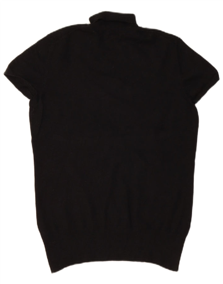 Massimo Dutti Pull col roulé pour femme UK 12 Noir moyen