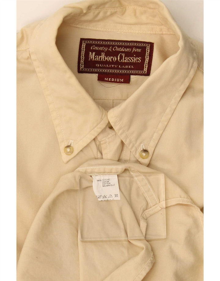 Chemise Homme Marlboro Classics Coton Beige Moyen