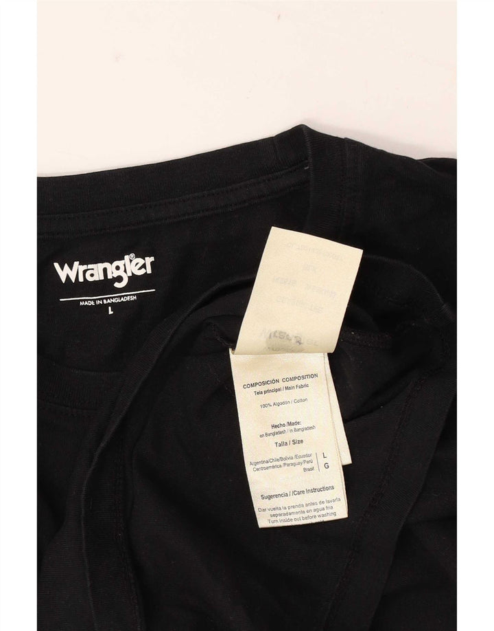Wrangler T-Shirt Homme Haut Grand Coton Noir
