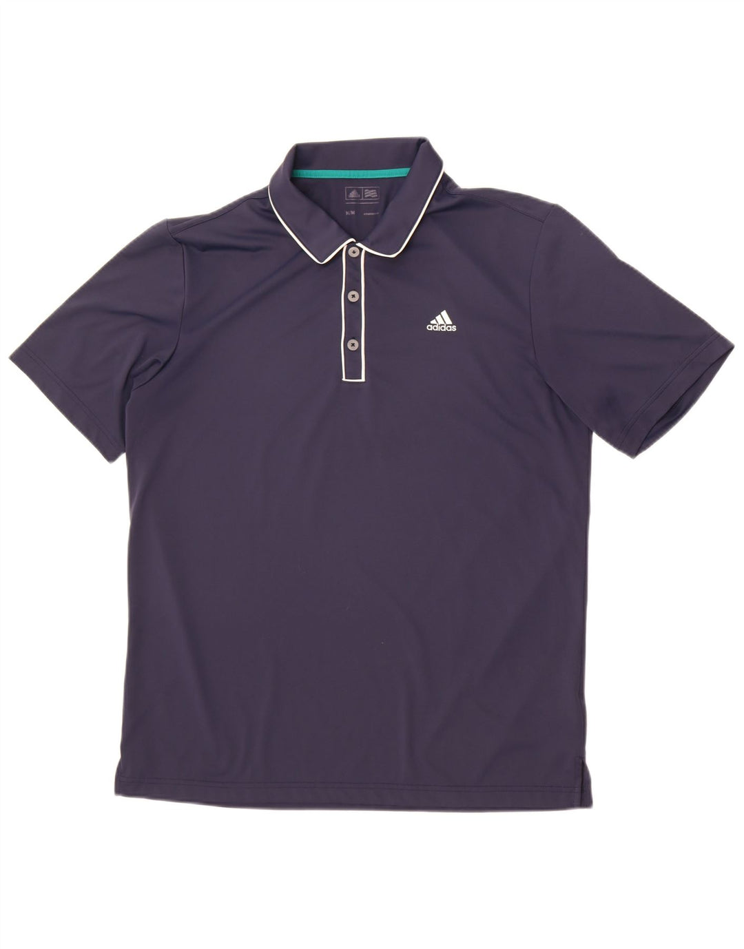 Adidas Polo Homme Bleu Marine Moyen Polyester