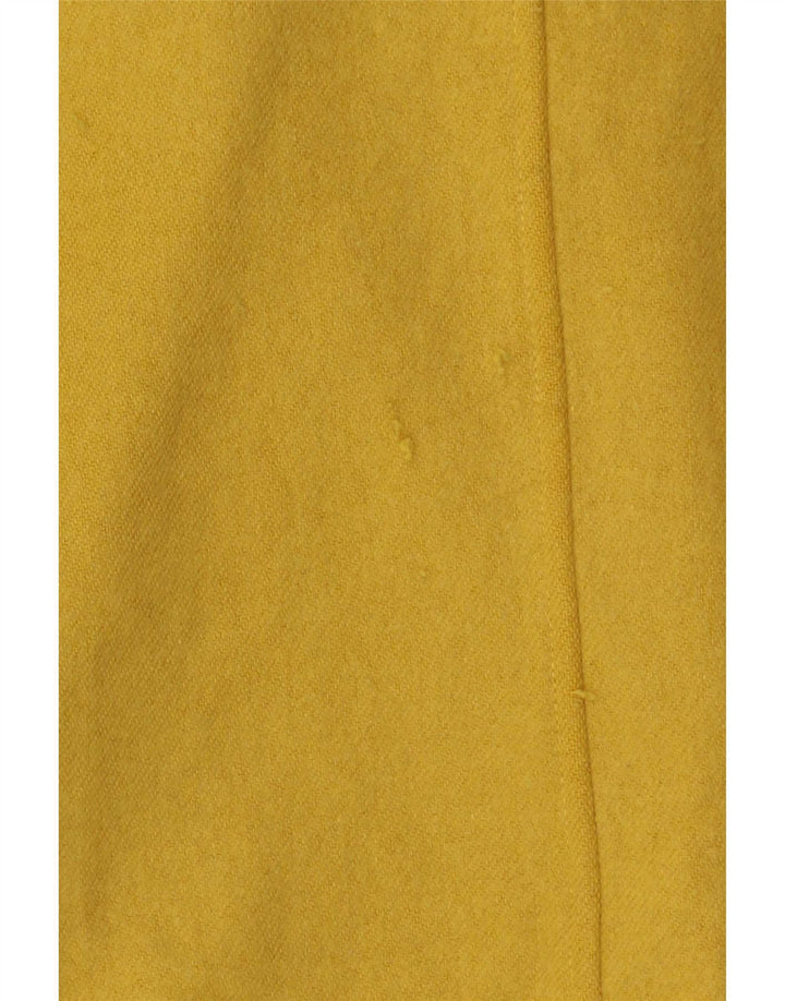 Marella Manteau à capuche surdimensionné à double boutonnage pour femme UK 10 Petit Jaune