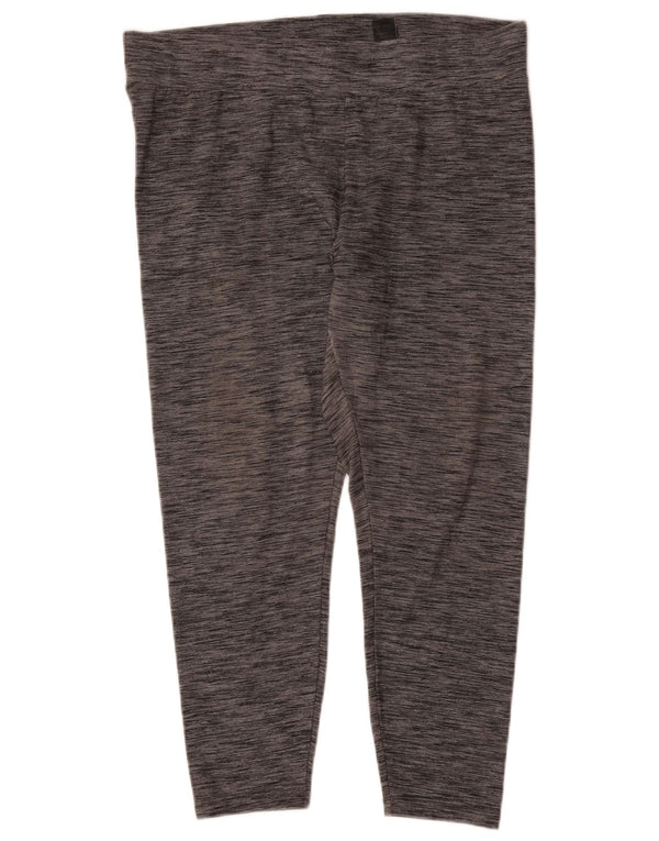 Marks & Spencer Legging court pour femme UK 18 XL Polyester moucheté gris