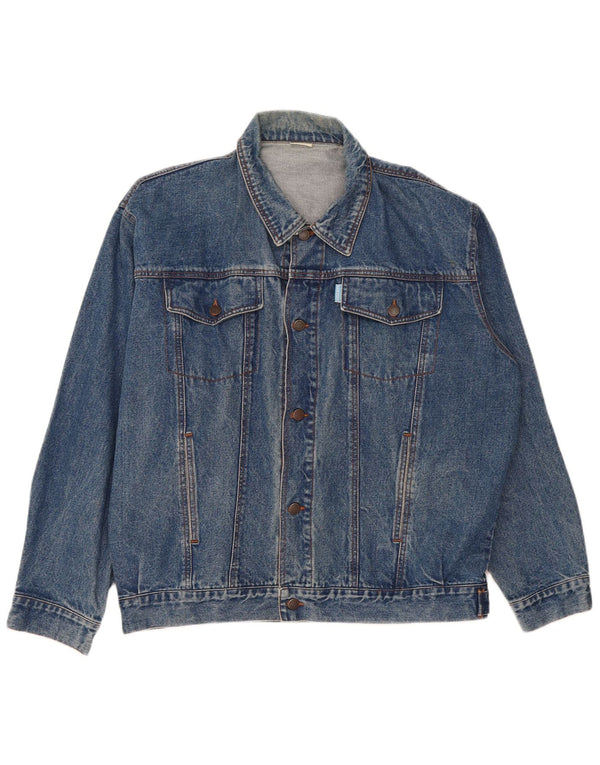 Rancheros Veste en jean pour homme UK 40 Large Bleu