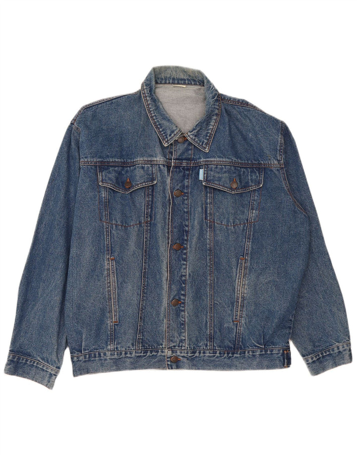 Rancheros Veste en jean pour homme UK 40 Large Bleu