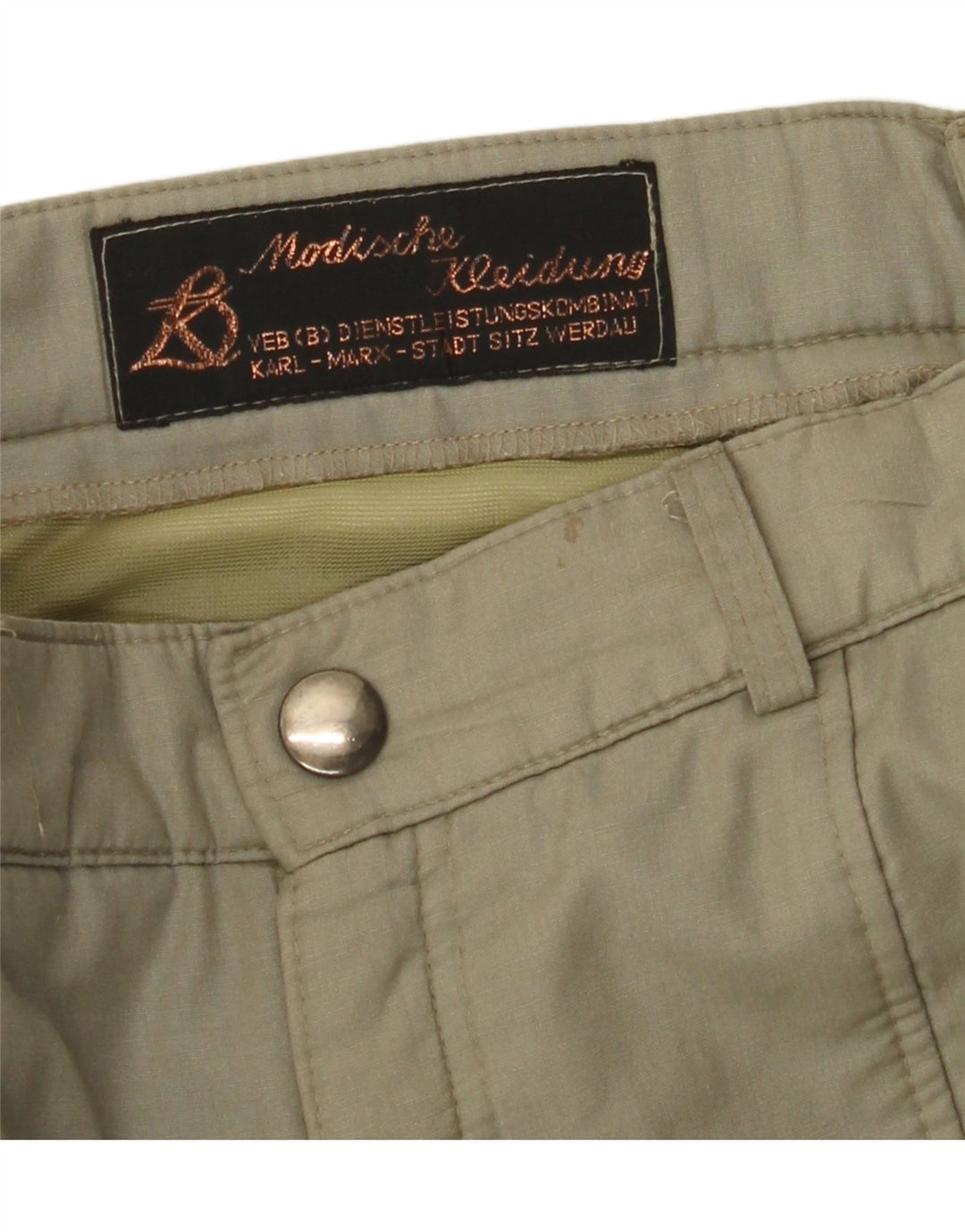 VINTAGE Pantalon Cargo Droit Homme W32 L29 Kaki