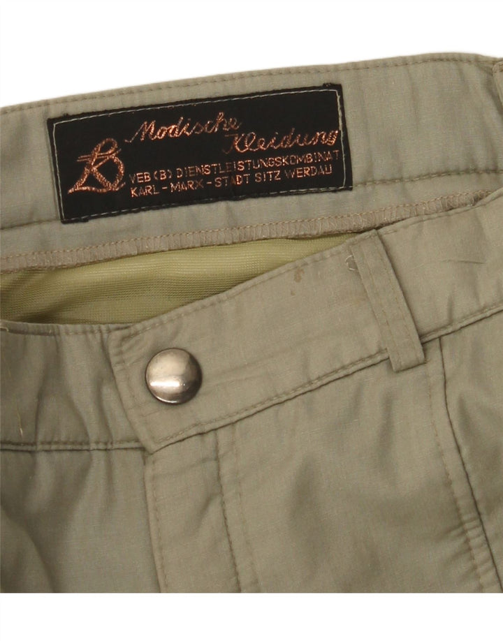 VINTAGE Pantalon Cargo Droit Homme W32 L29 Kaki