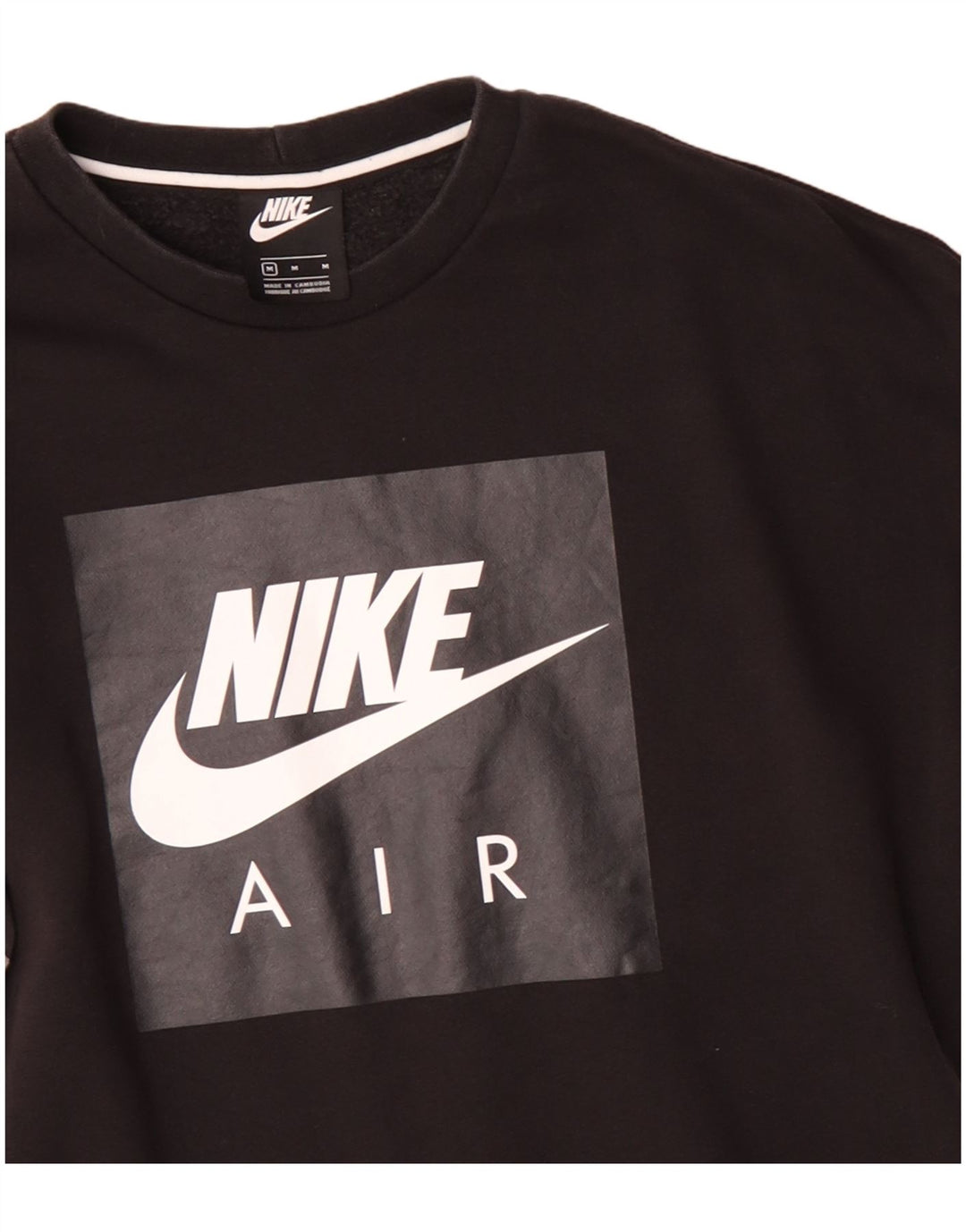 Nike Sweat-shirt graphique pour homme Noir moyen colour block