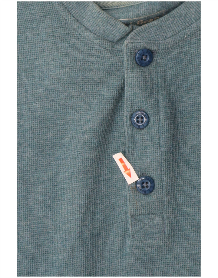 L.L.BEAN Haut à manches longues pour homme, coupe traditionnelle, petit coton bleu