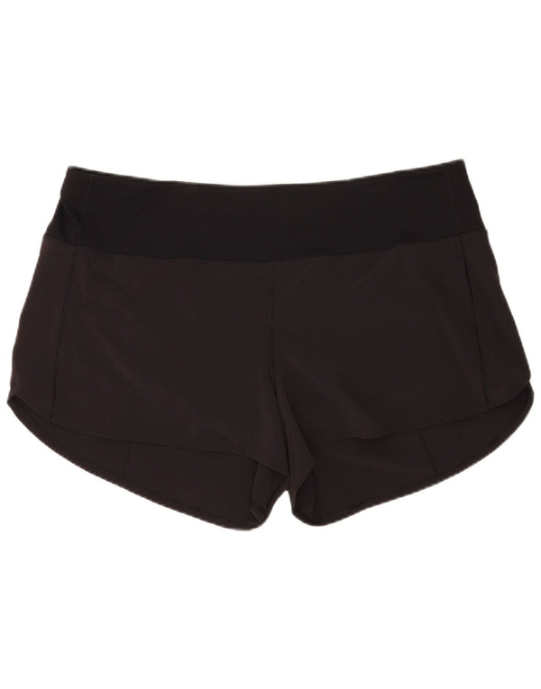 Lululemon Short de sport pour femme US 18 2XL Noir Polyester