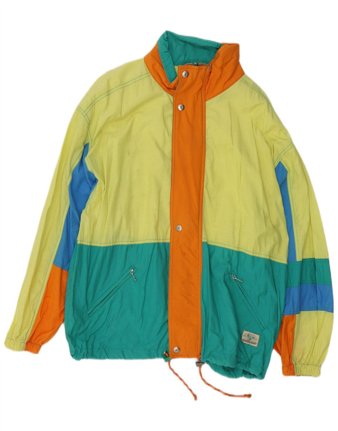 vintage Mens Utility Jacket UK 40 Grand Colorblock multicolore