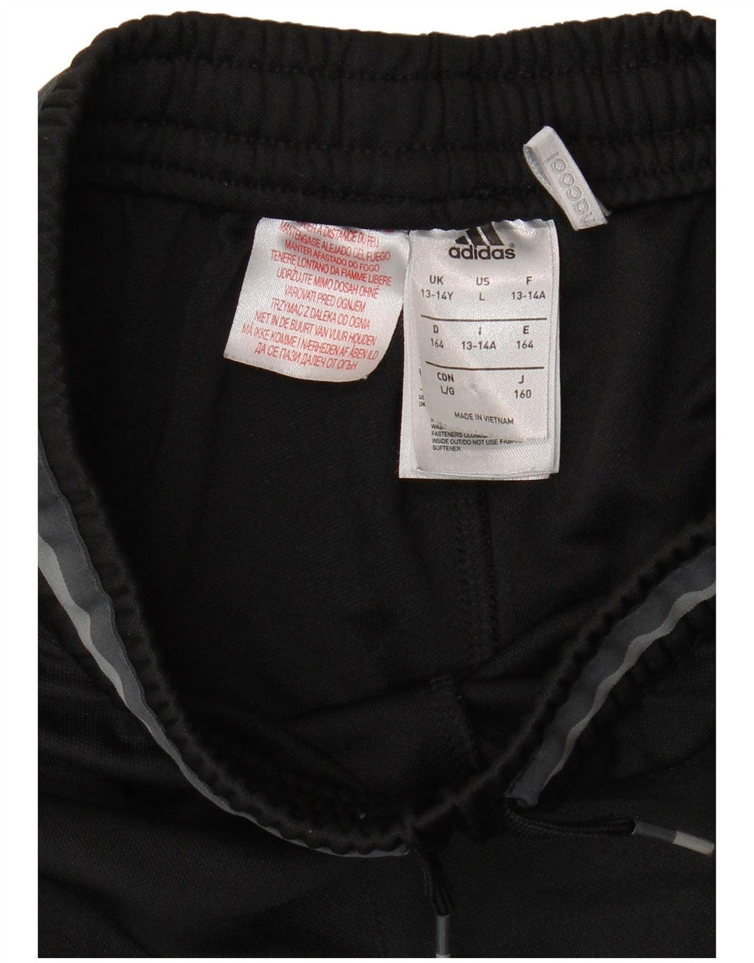 ADIDAS Pantalon de Survêtement Olympique Lyonnais Garçon 13-14 Ans Noir