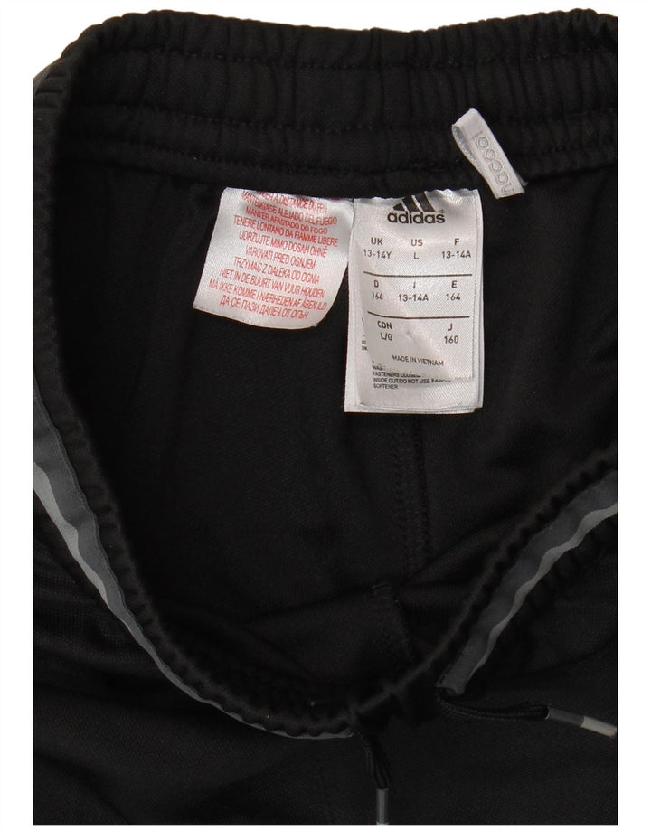 ADIDAS Pantalon de Survêtement Olympique Lyonnais Garçon 13-14 Ans Noir