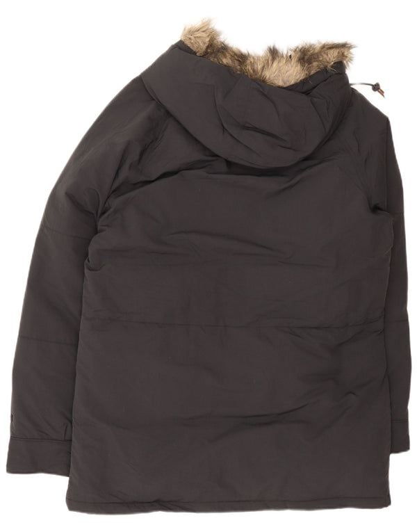 Levi's Manteau matelassé à capuche homme UK 38 Medium Noir Polyamide