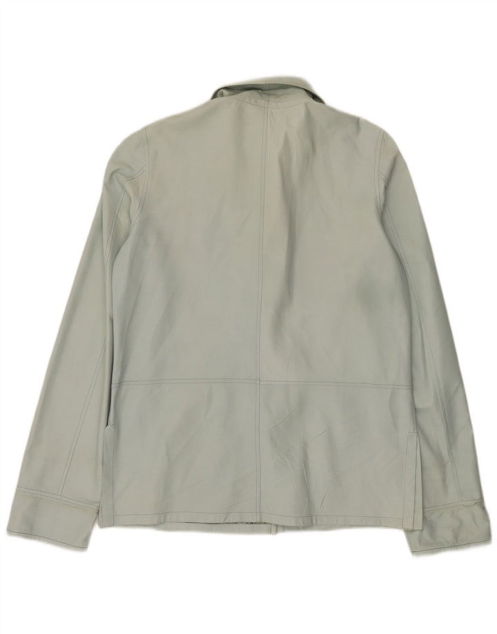 Maxime Veste En Cuir Réversible Femme IT 44 Vert Moyen