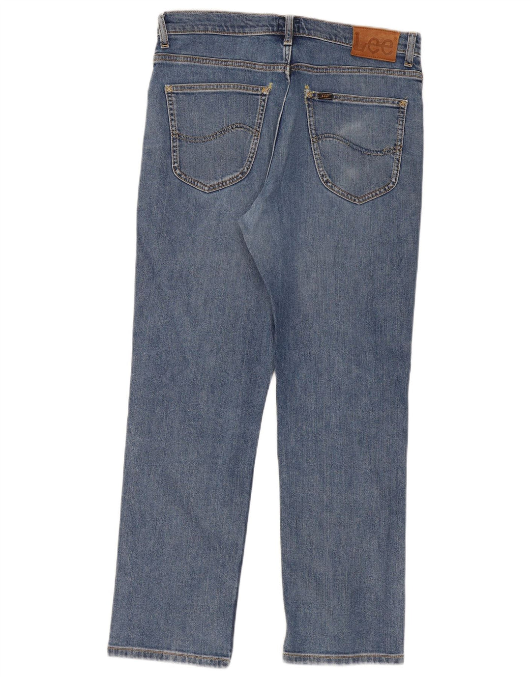 Lee Jean Droit Brooklyn Homme W34 L30 Bleu Coton