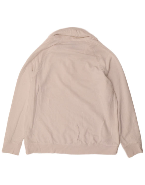 Calvin Klein Jeans Womens Sweatshirt Jumper UK 16 Large White Cotton