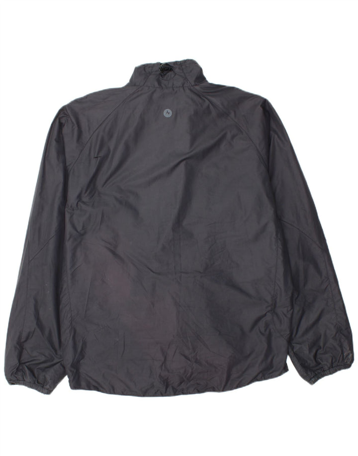 MARMOT Mens Rain Jacket UK 38 Medium Navy Blue Colourblock Polyester