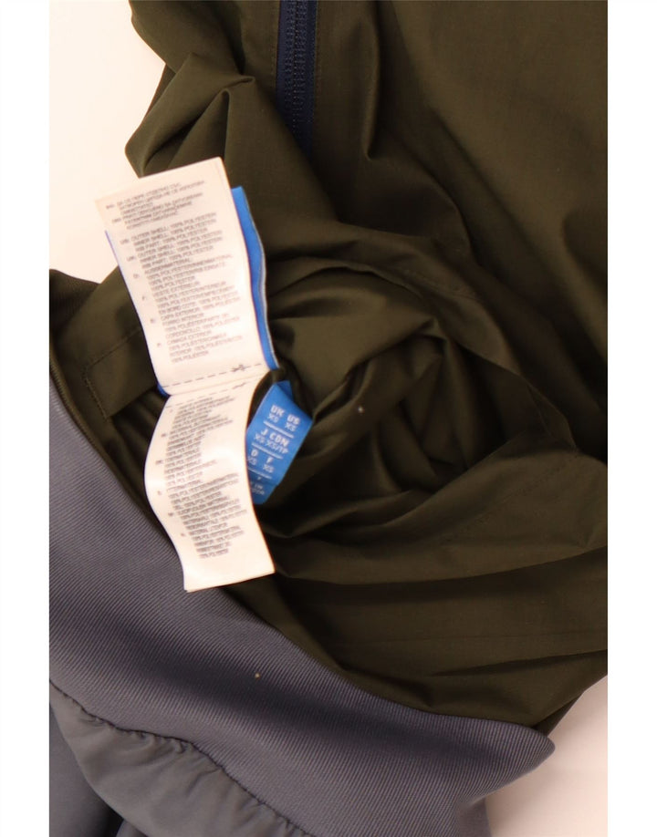 ADIDAS Veste de survêtement réversible à capuche pour hommes XS Kaki Polyester