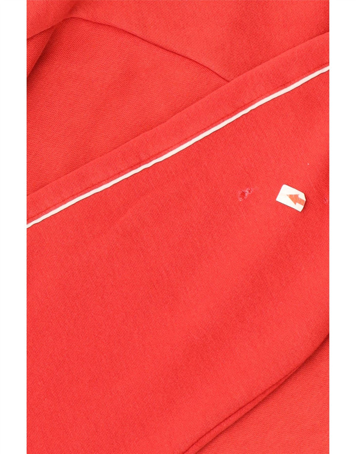 Adidas Pull à capuche pour homme en coton rouge moyen