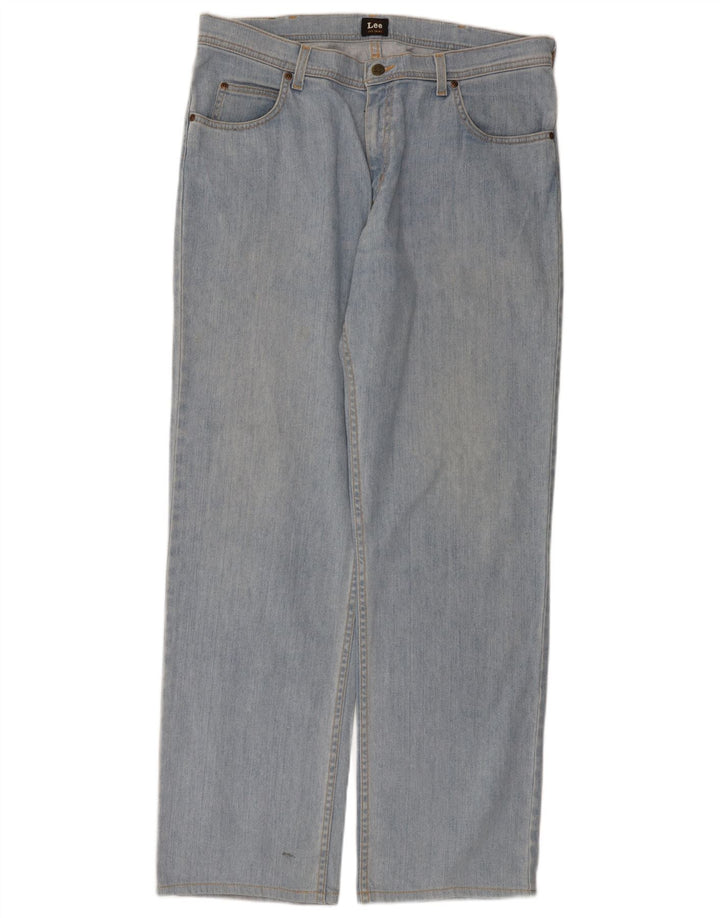 Lee Jean Droit Brooklyn W38 L34 Homme Bleu Coton