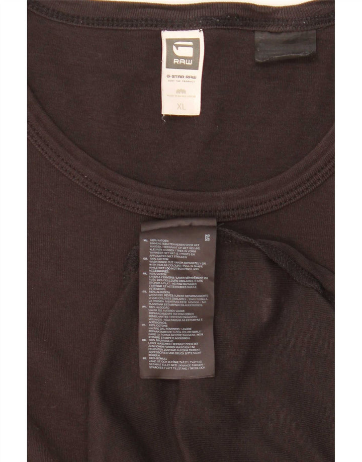 G-Star Homme Top Manches Longues XL Noir Coton