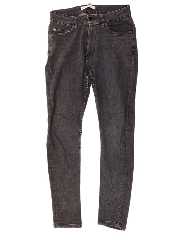 Zara Jean Slim Homme EU 40 Moyen W31 L31 Bleu Marine Coton